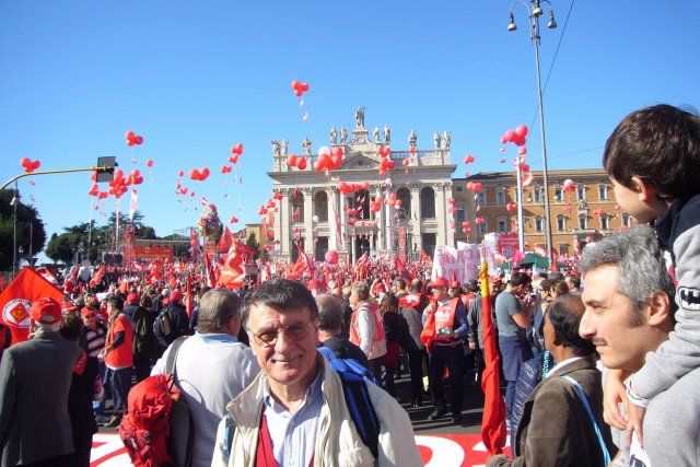 Manifestazione Cgil Roma  25.10.14. Corteo